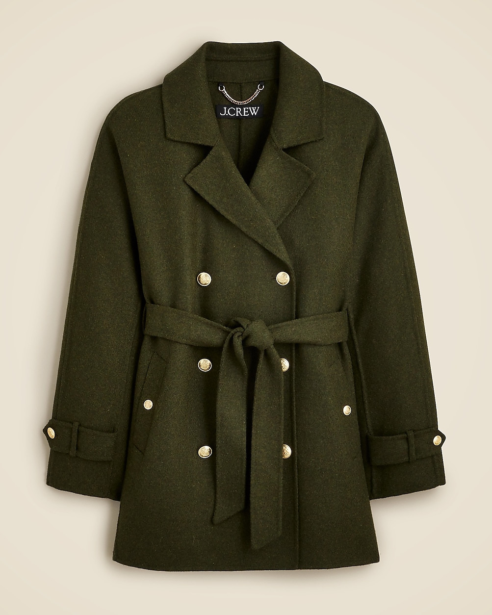 Trench coat in double-faced wool | J. Crew US