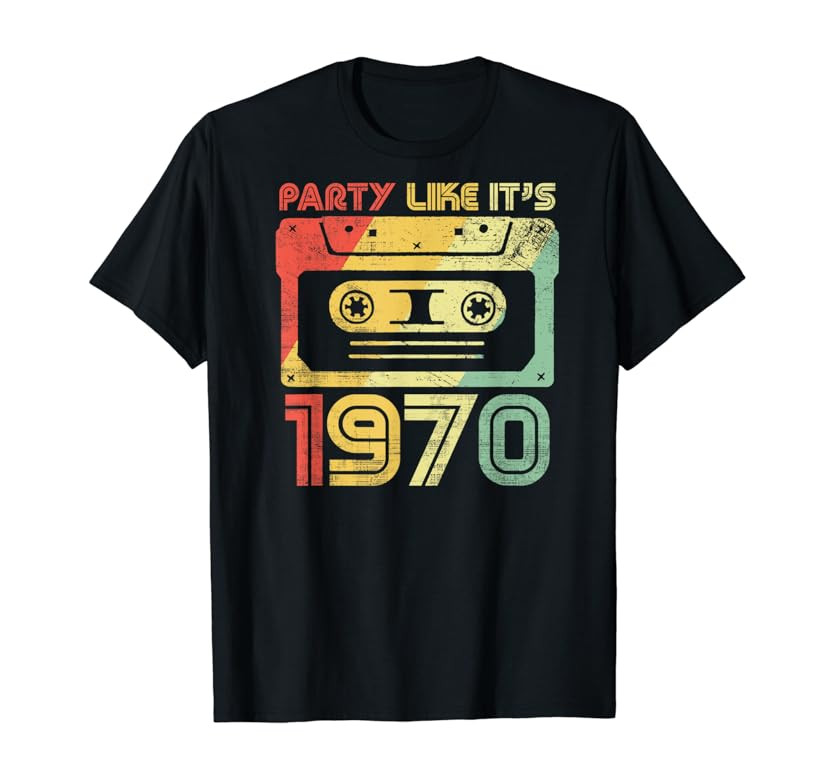 Party Like It's 1970 Retro 70s Party Outfit Costume Tee T-Shirt | Amazon (US)