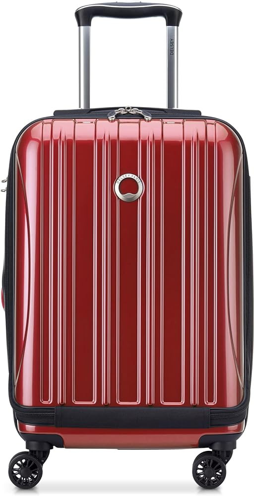 DELSEY Paris Helium Aero Hardside Expandable Luggage with Spinner Wheels, Brick Red, Carry-On 19 ... | Amazon (US)