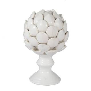 A & B Home 10 in. Albinia Porcelain Artichoke Decorative Statue 68122-DS - The Home Depot | The Home Depot