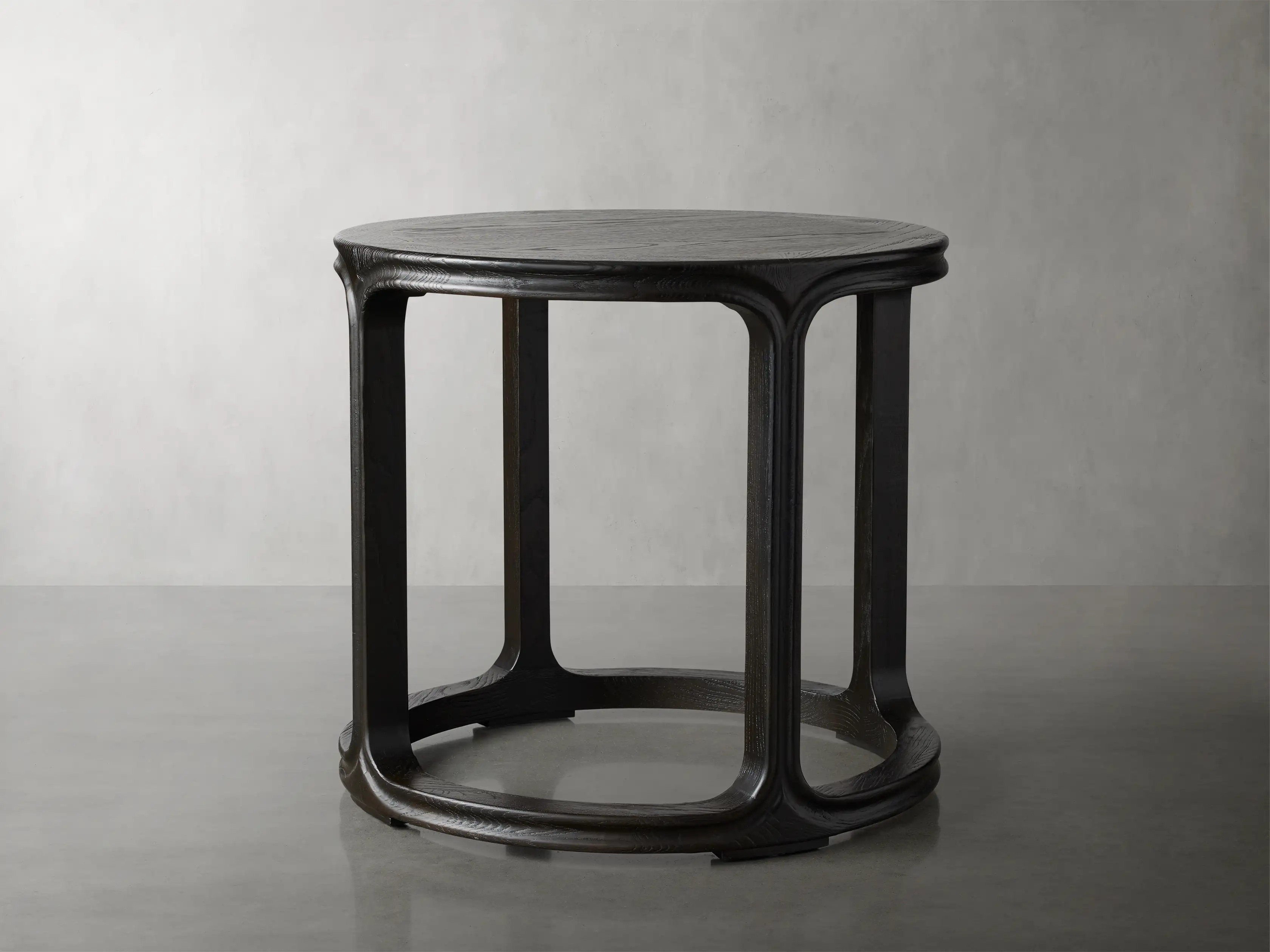 Bertogne Round End Table | Arhaus