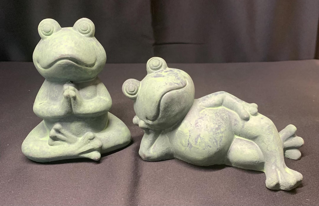 Small Frog Garden Statue - Etsy | Etsy (US)