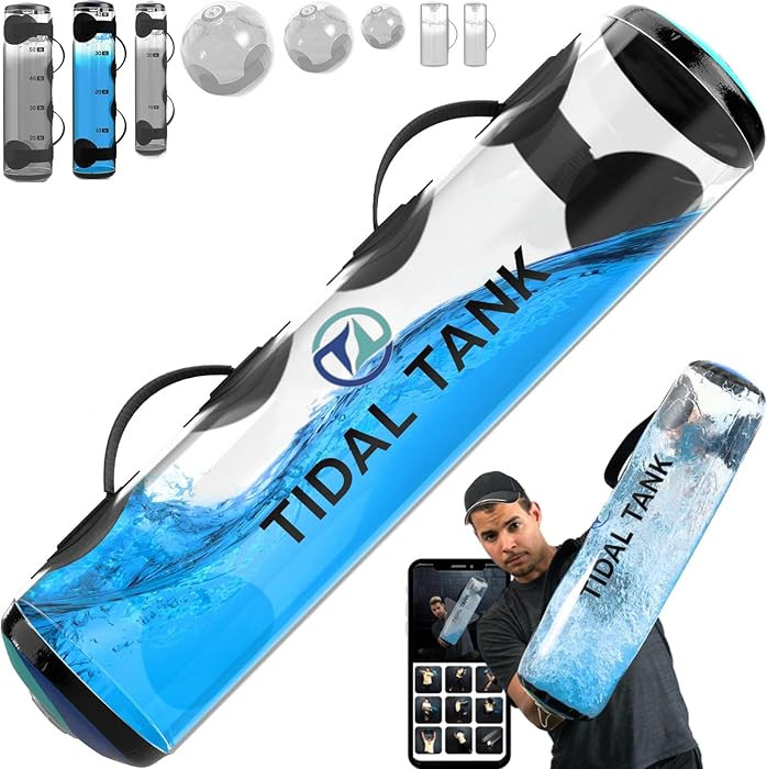 Tidal Tank Tube - The Original Aqua Bag - Water Weight Bag up to 79 lbs - Adjustable Workout Sand... | Amazon (US)