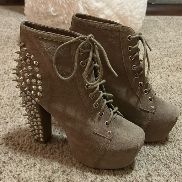 Jeffrey Campbell Khaki Spike | Poshmark