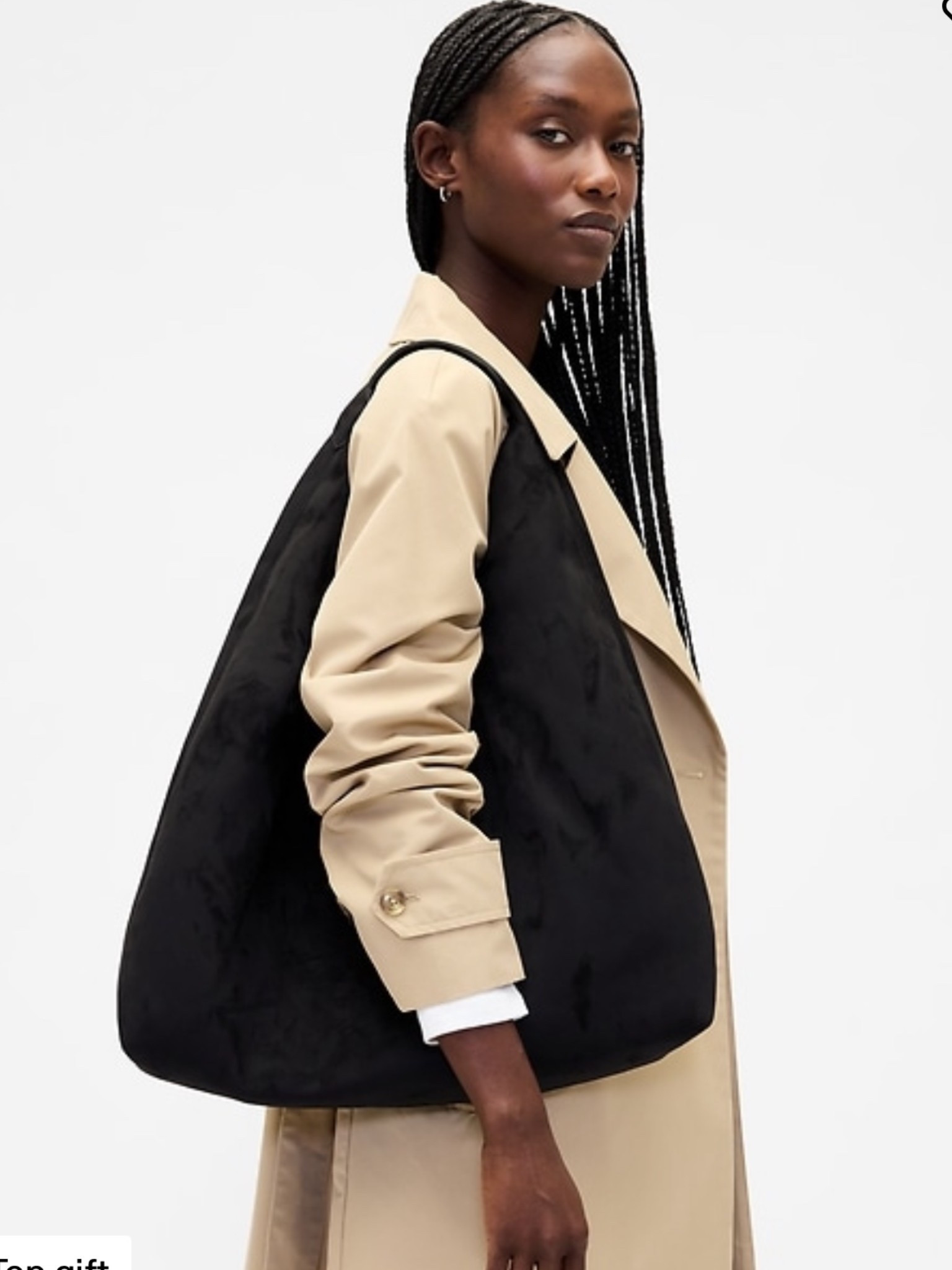 Gap Vegan Suede Slouchy Tote 
.
#gap 

#LTKFindsUnder50 #LTKSaleAlert