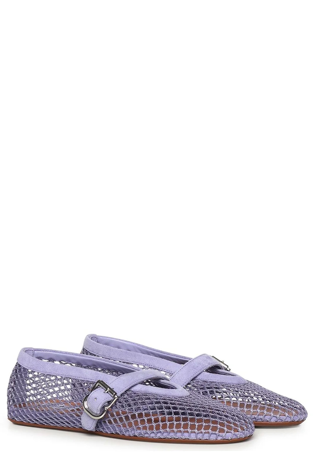 Ala\u00efa Mesh Strap Flat Shoes | Cettire Global