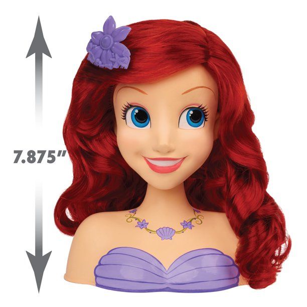Just Play Disney Princess Ariel Styling Head, 14-Pieces, Preschool Ages 3 Up - Walmart.com | Walmart (US)