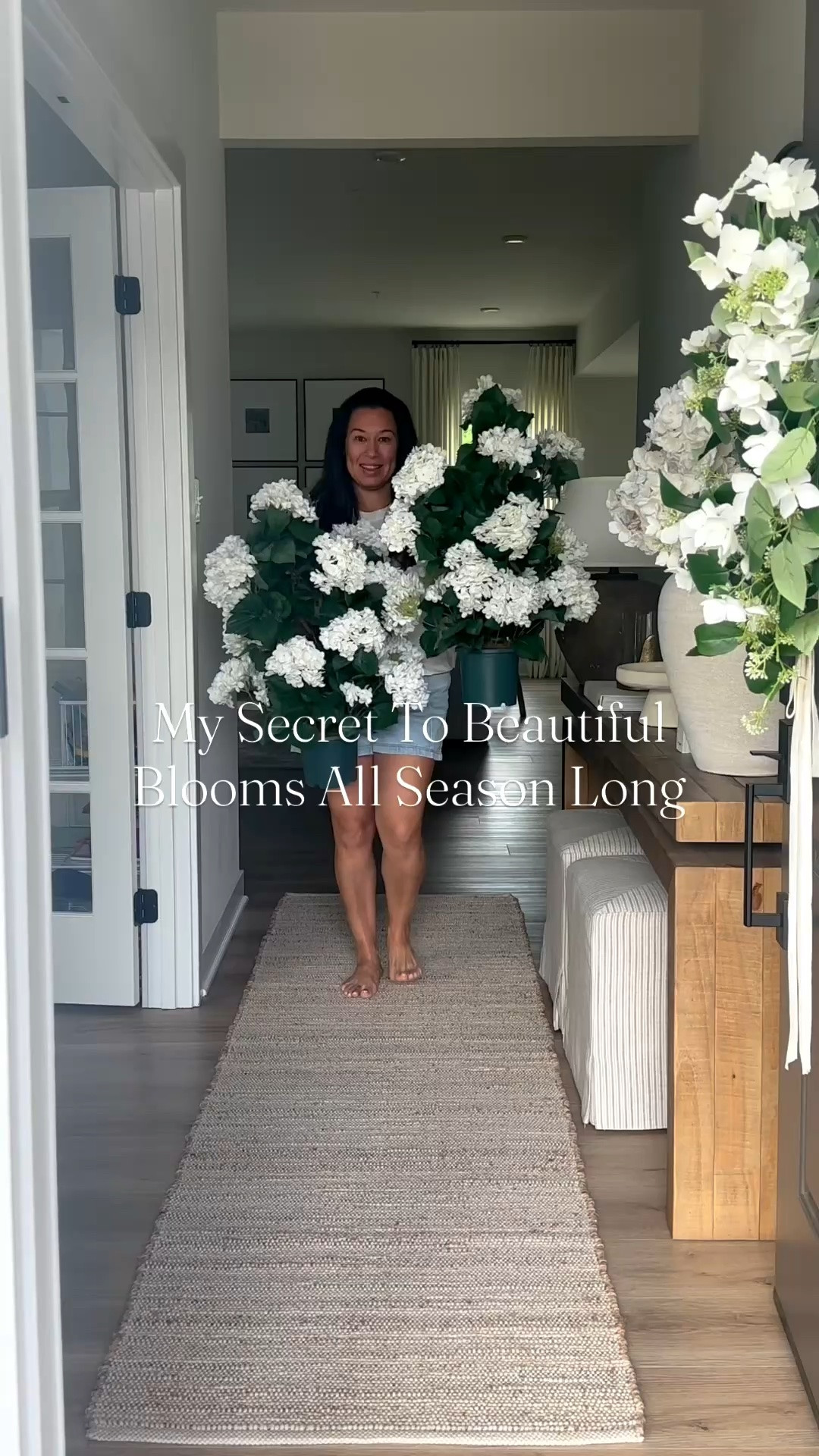 These faux hydrangeas add instant color, fullness, and charm to our outdoor space—without watering, pruning, or replacing them every few weeks. If you’re looking for a simple way to elevate your porch, patio, or entryway, this might be your easiest upgrade yet.

#outdoordecor #porchdecor #hydrangeas #fauxflorals

#LTKHome #LTKSeasonal