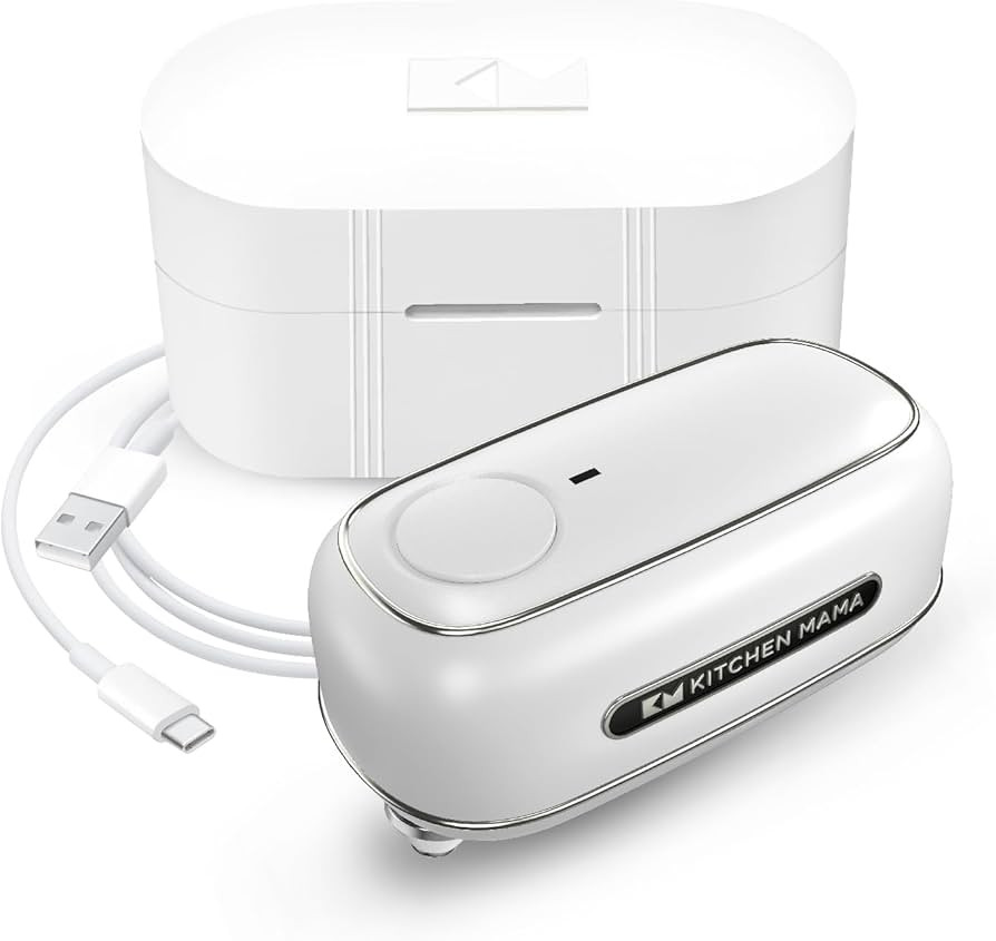 Kitchen Mama Orbit One Rechargeable Can Opener: Hands-Free, USB-C Charging, Auto Shut-Off, Smooth... | Amazon (US)