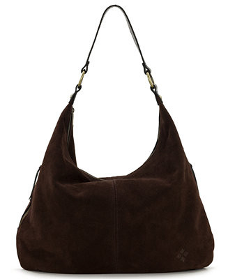 Esther Large Suede Hobo Handbag | Macy's