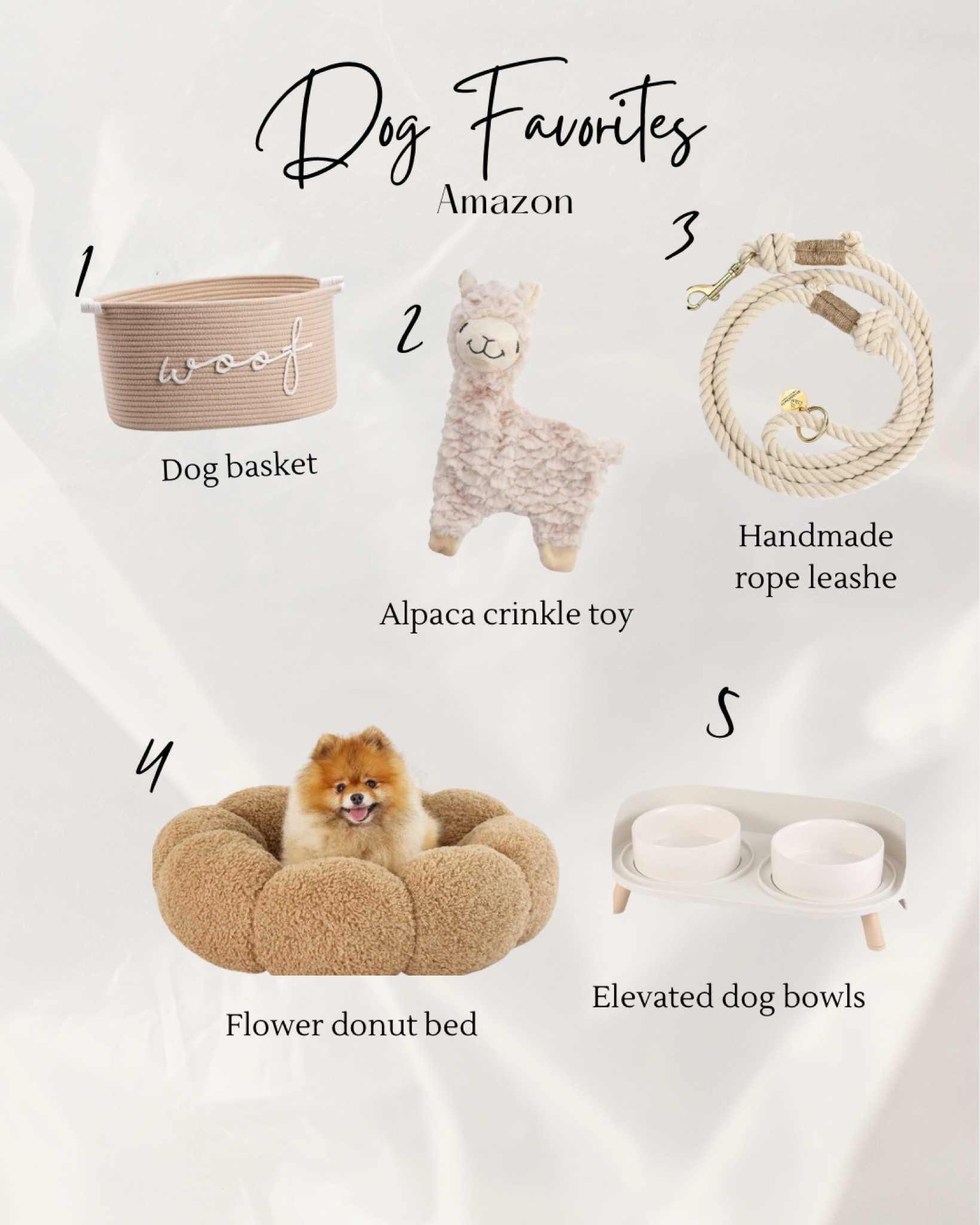Amazon favorite dog essentials. Aesthetic dog finds. Pet care, aesthetic pet care, modern pet accessories, dog favorites, pet must haves, dog toys.

#LTKhome