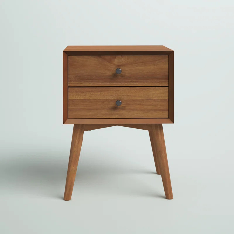 Rowlands Nightstand with Solid Wood Base | Wayfair North America