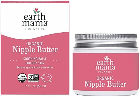 Organic Nipple Butter Breastfeeding Cream by Earth Mama | Lanolin-free, Safe for Nursing & Dry Sk... | Amazon (US)