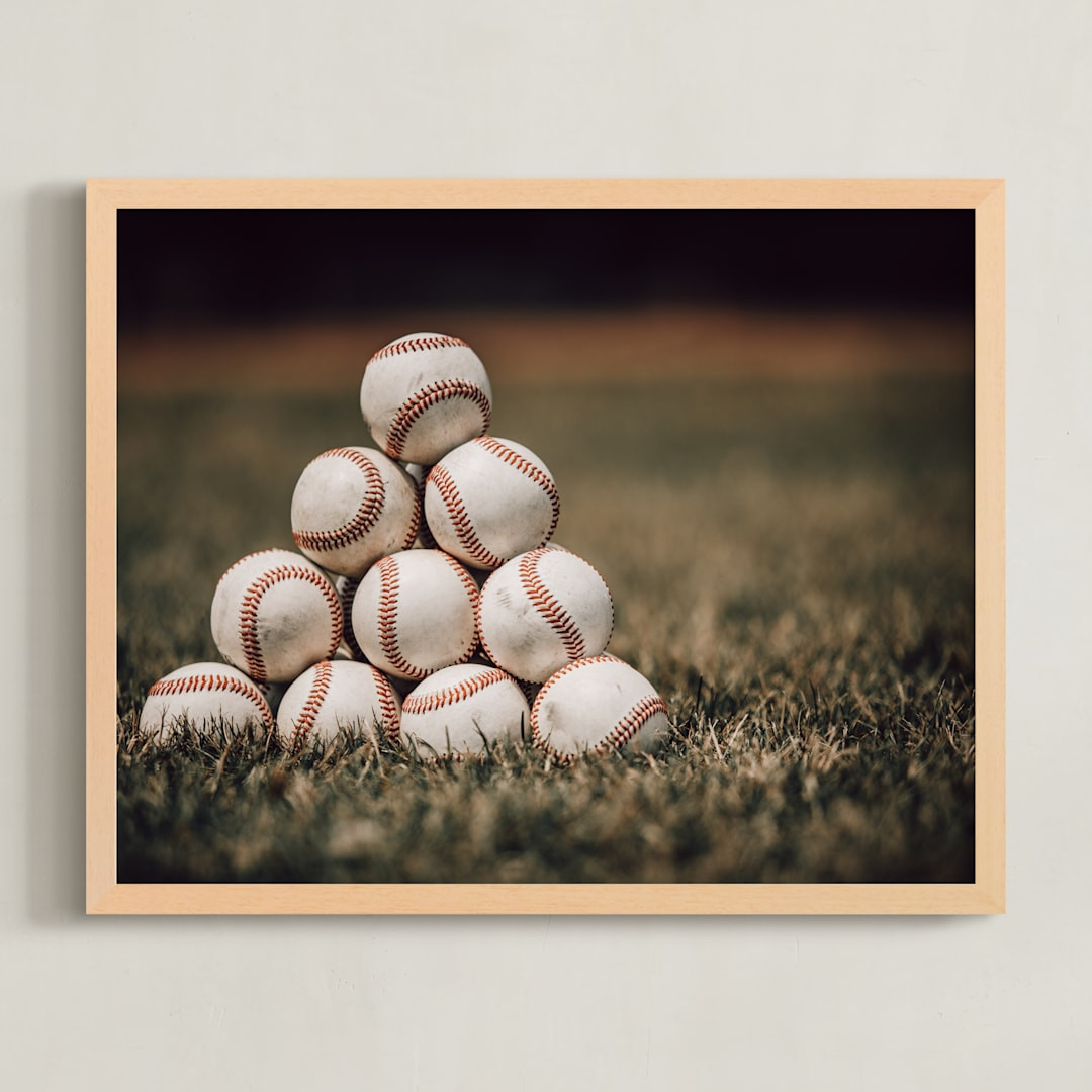 "For The Big Game 1" - Open Edition Children's Art Print by Janet Cruz. | Minted