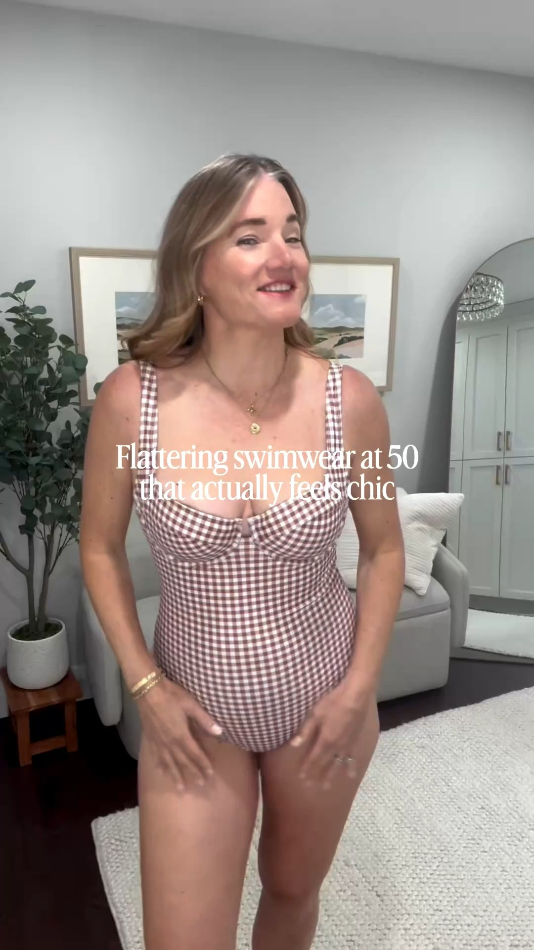 Flattering swimwear at 50 that actually feels chic! Wearing a M in all of these suits 

#LTKover50style #LTKsummer #LTKswimwear