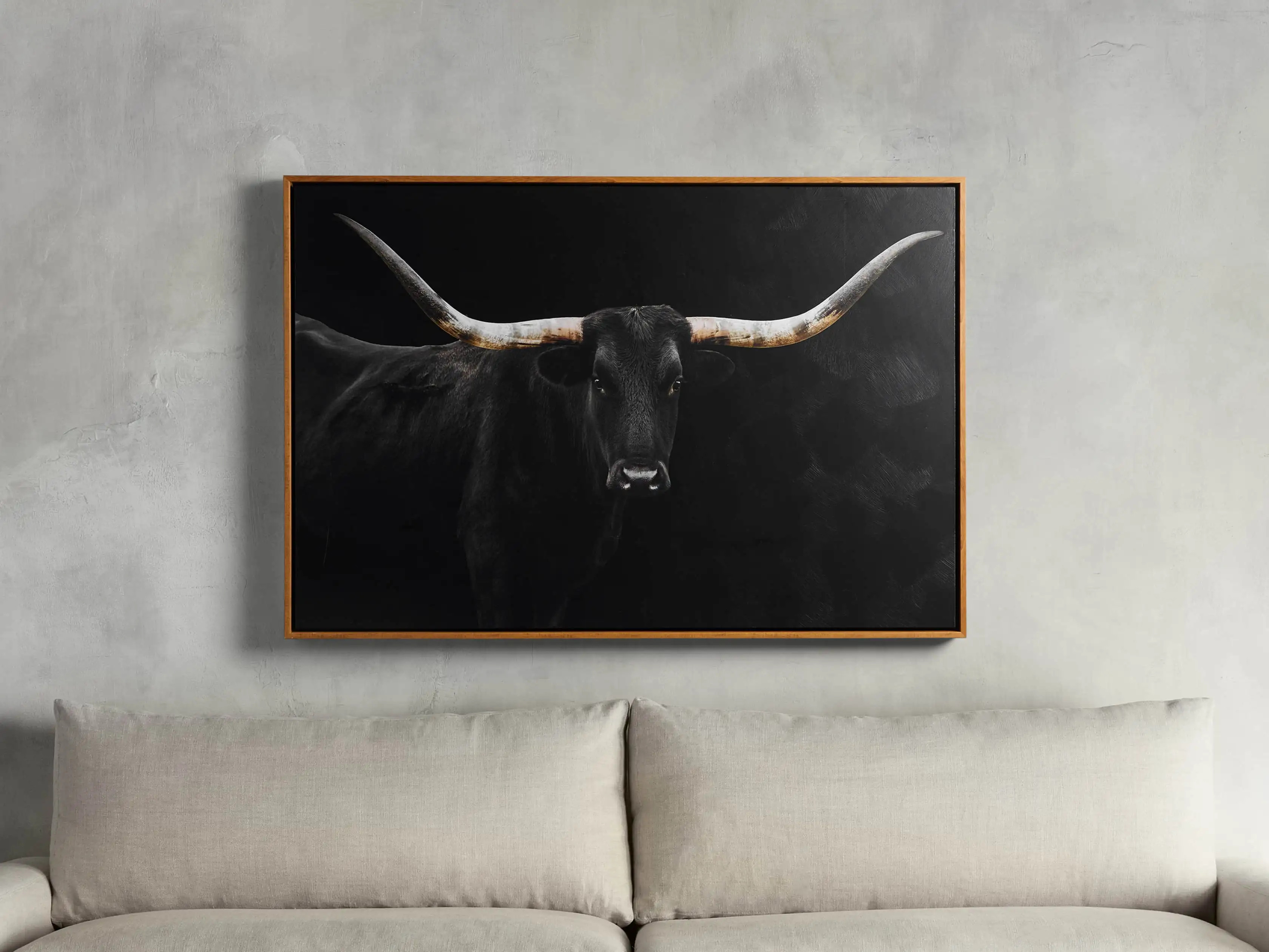 Longhorn Framed Print | Arhaus