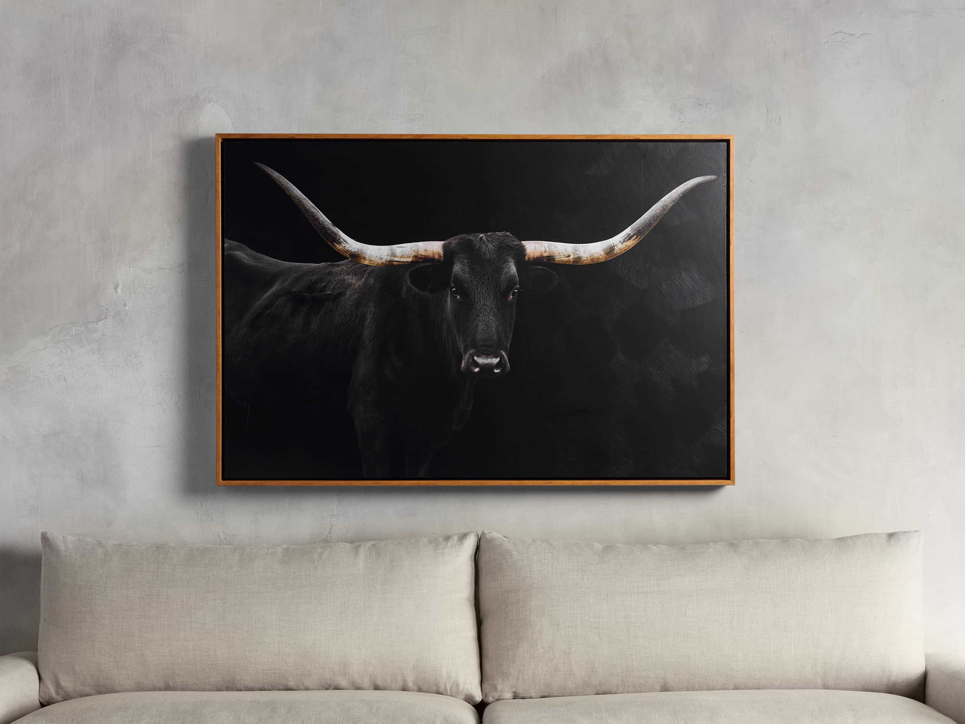 Longhorn Framed Print | Arhaus