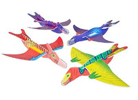 Click for more info about Rhode Island Novelty Dinosaur Gliders Set (48 Pack), 7 1/2"