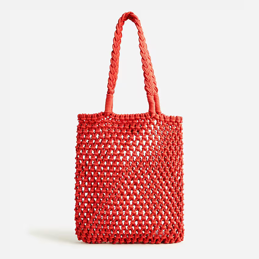 Cadiz hand-knotted rope tote | J. Crew US