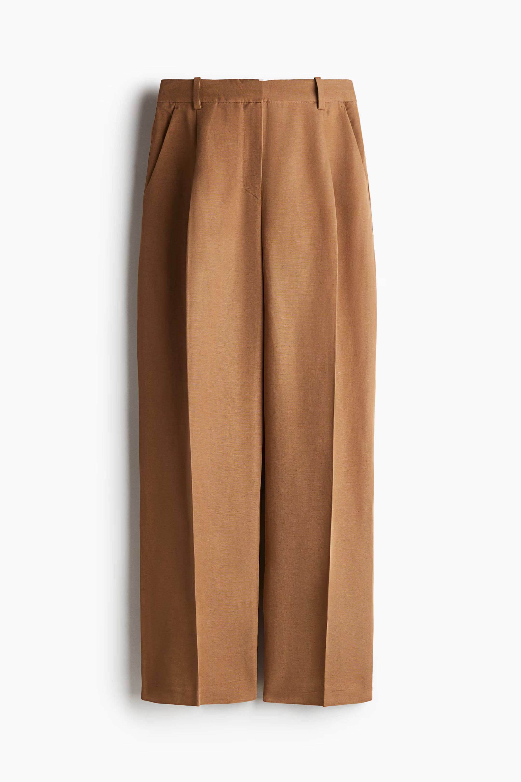 Wide linen-blend trousers | H&M (UK, MY, IN, SG, PH, TW, HK)