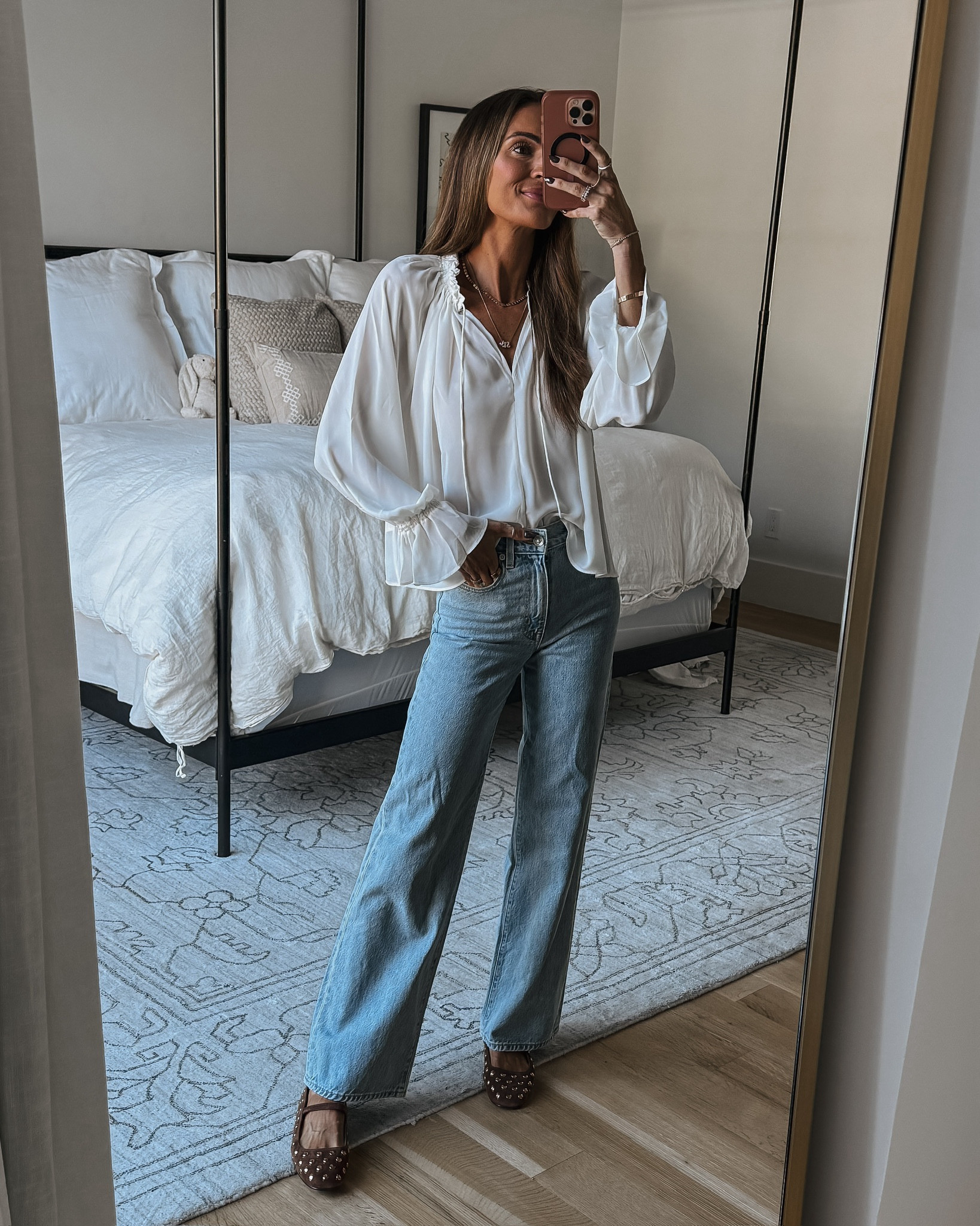 always love a feminine white top!🤍 easy to dress up or down, and looks so adorable on! 😍

#LTKxMadewell