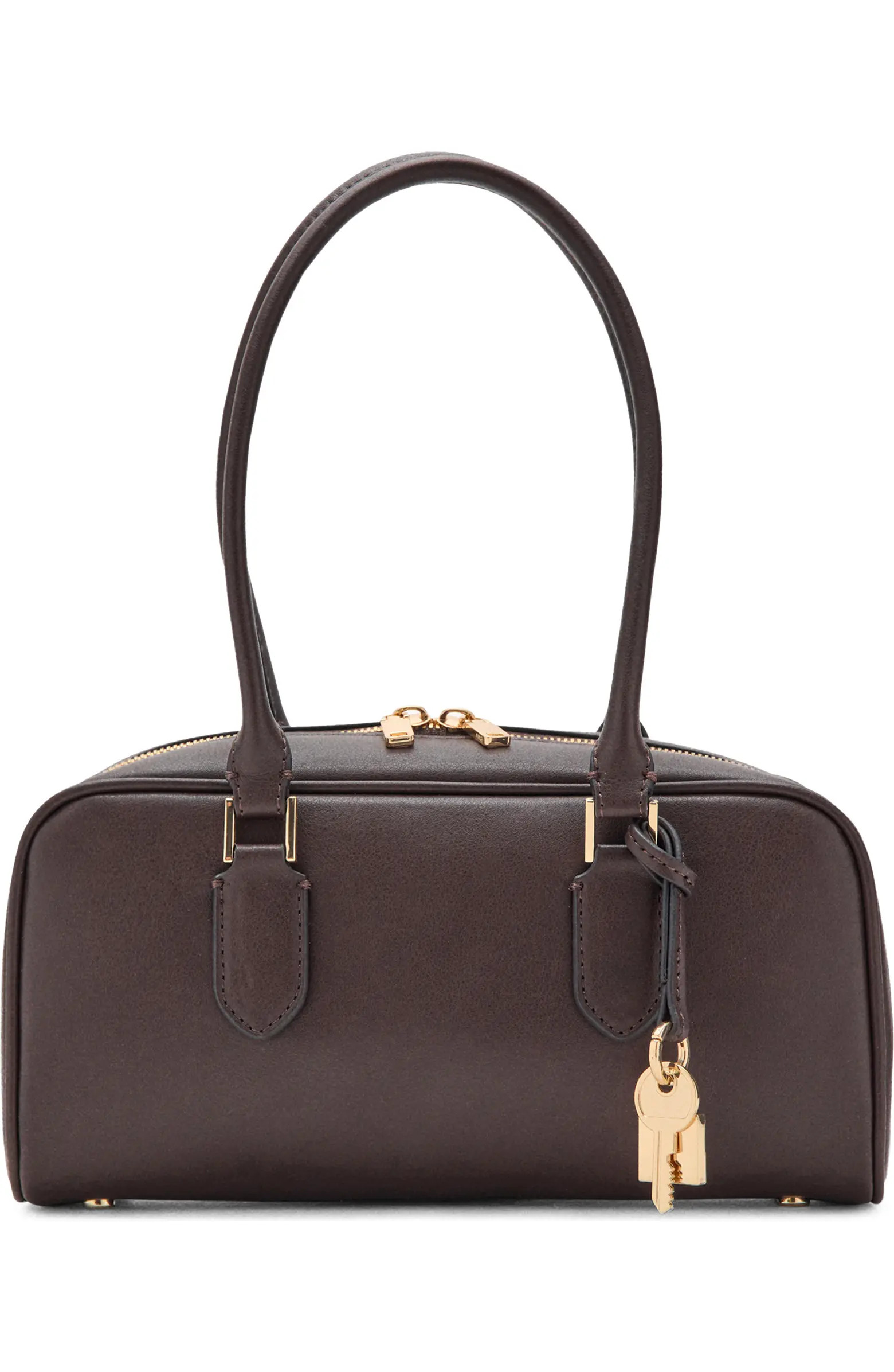 Faux Leather Bowling Bag | Nordstrom