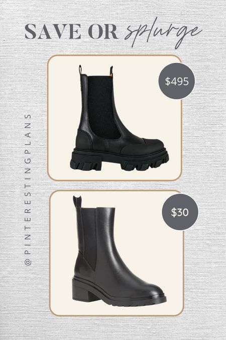 Save or splurge black Chelsea boots.  

#LTKfindsunder50 #LTKshoecrush #LTKsalealert