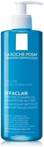 La Roche-Posay Effaclar Purifying Foaming Gel Cleanser for Oily Skin, Alcohol Free Acne Face Wash... | Amazon (US)
