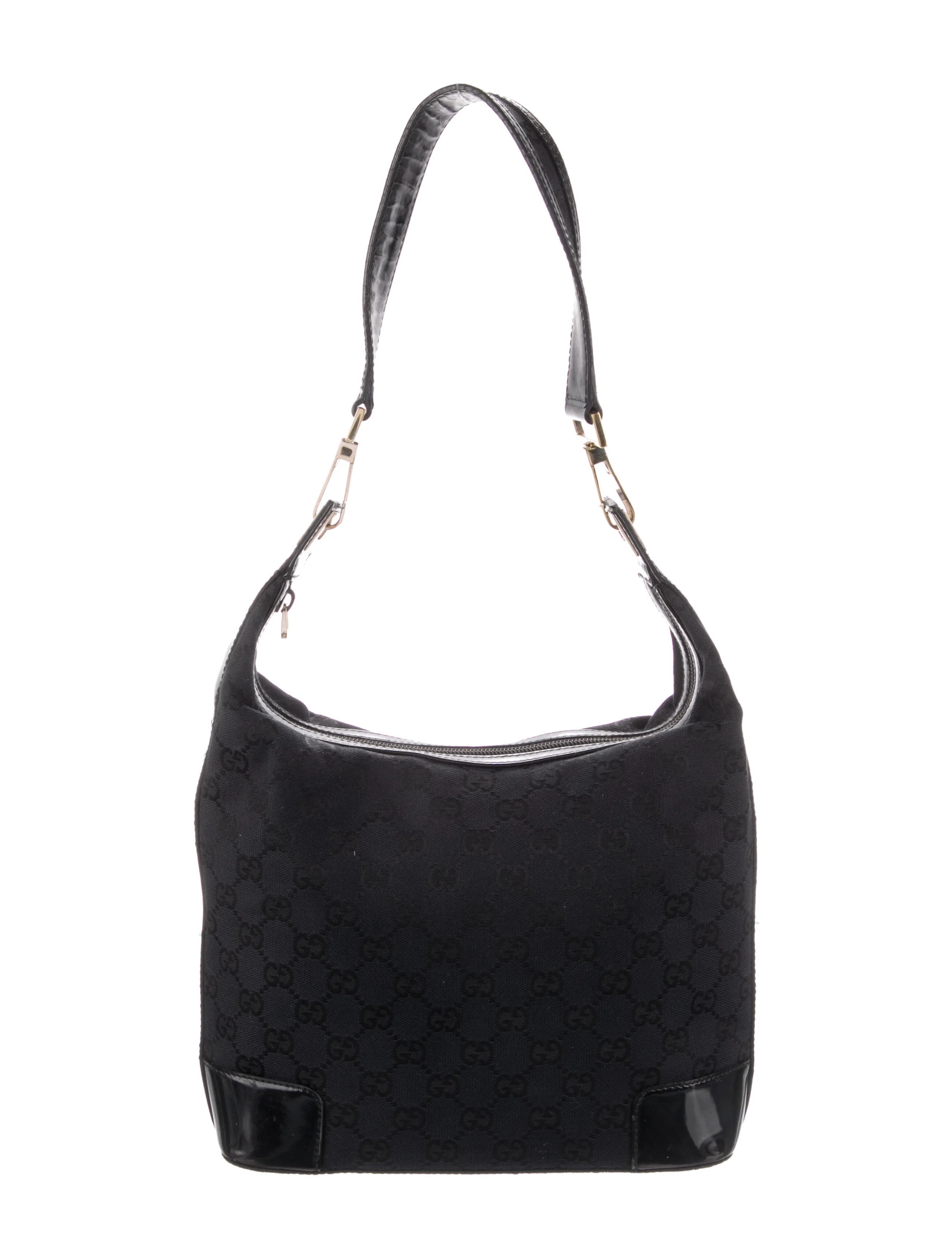 GG Canvas Clasp Hobo | The RealReal