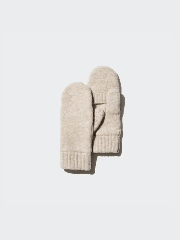 HEATTECH Lined Souffle Knitted Mittens | UNIQLO (US)