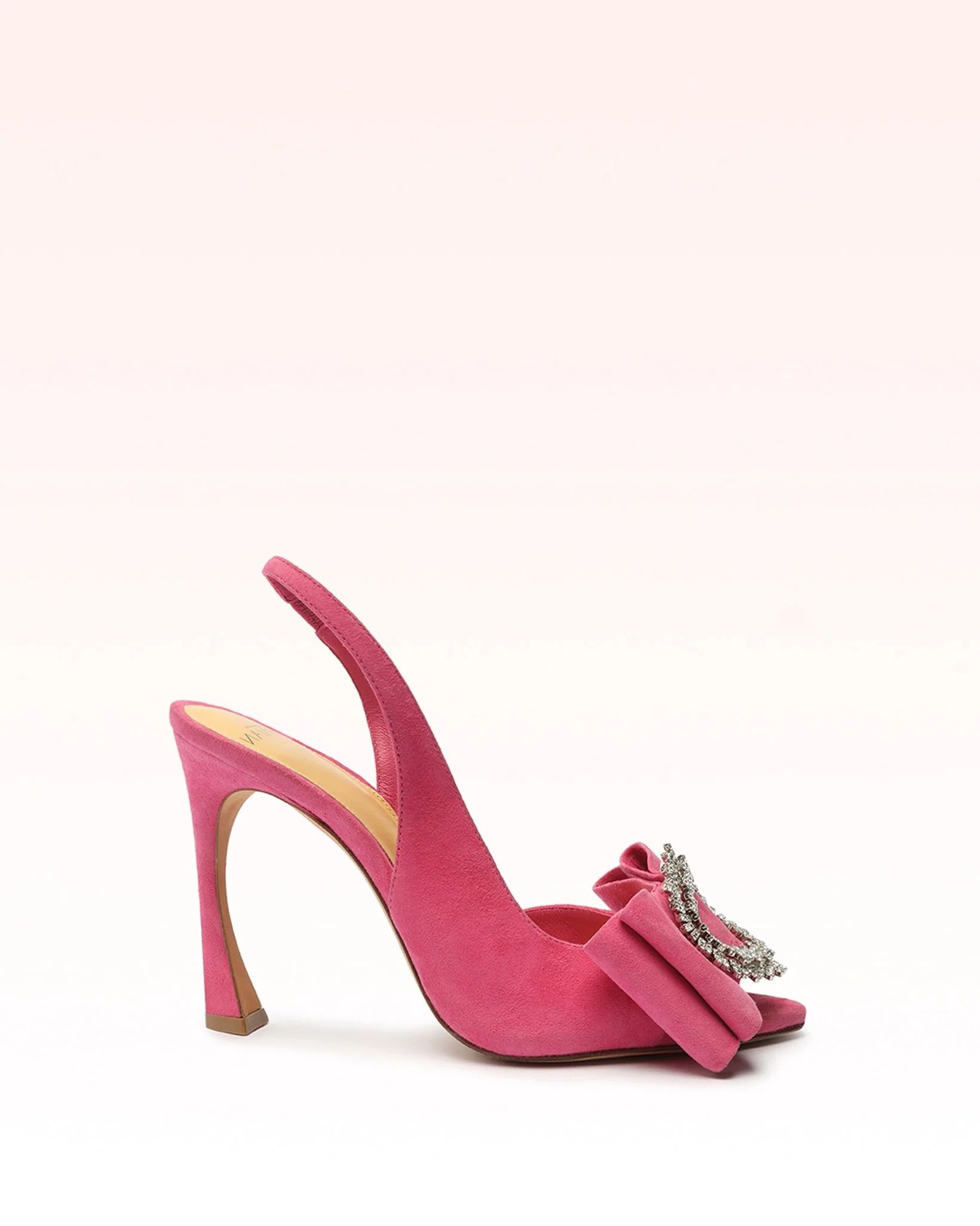 Maddie Peep Toe Suede Pump | Alexandre Birman