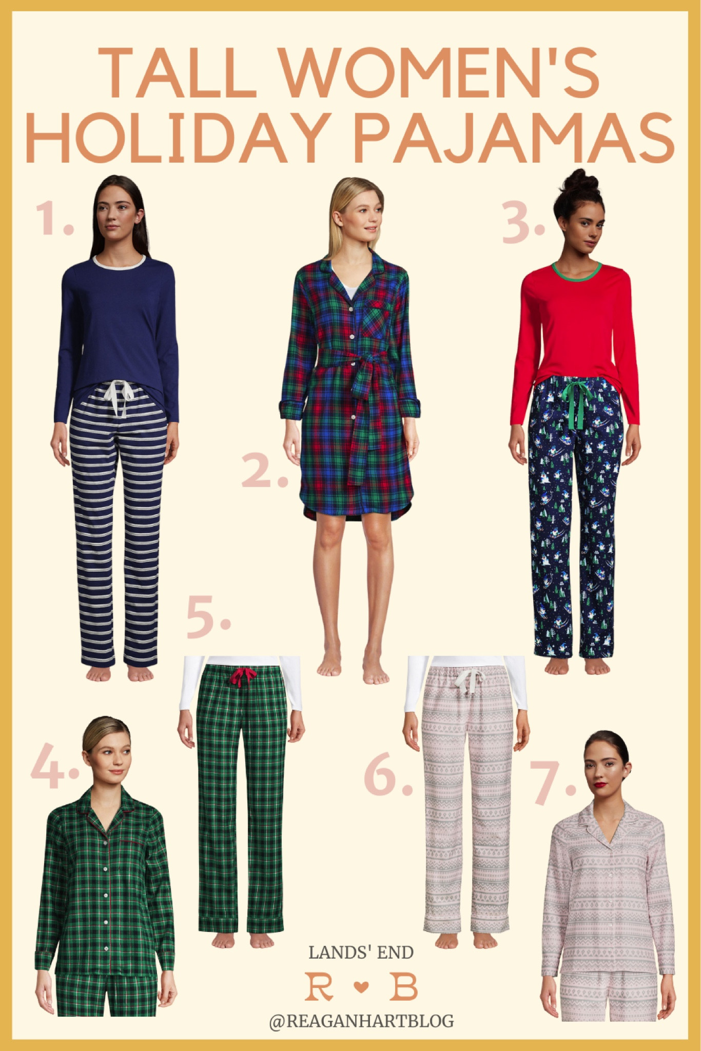 I discovered these great tall friendly holiday pajama sets from Lands’ End! 

#LTKSeasonal #LTKHoliday #LTKGiftGuide