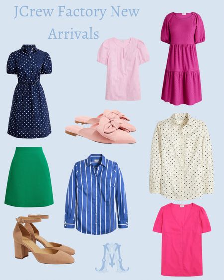 New Arrivals from Jcrew Factory! Items already up to 50% off and take 20% off $120 or $25% off $125. Some great pre fall and take you right into fall pieces! 

#LTKcurves #LTKsalealert #LTKunder50