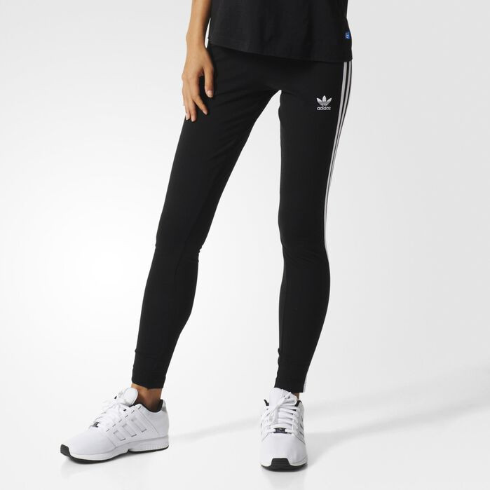 adidas 3-Stripes Leggings Black L Womens | adidas (US)