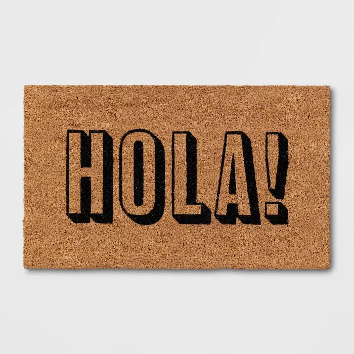 1'6"x2'6" Hola Doormat Natural - Threshold™ | Target