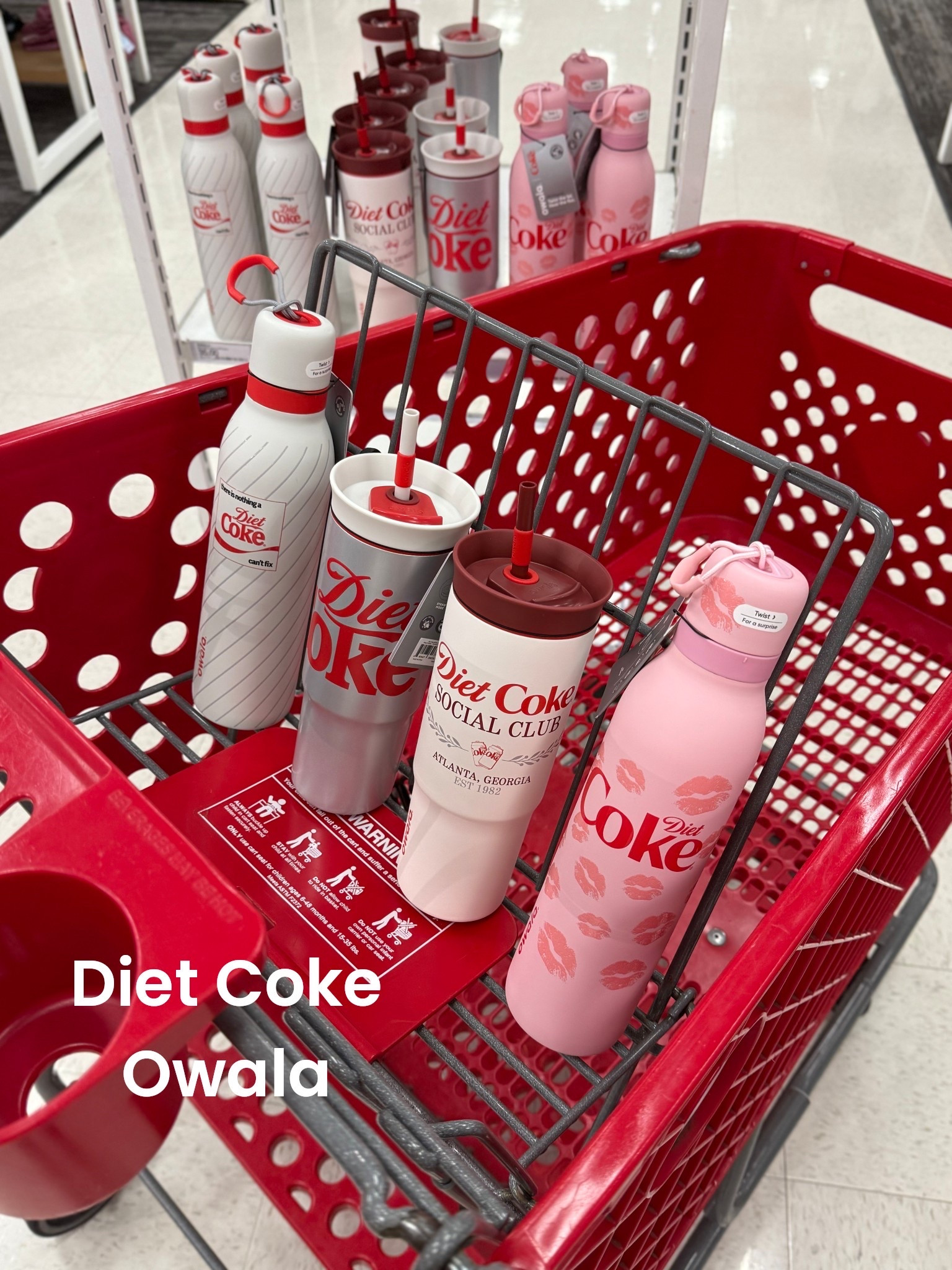 Diet Coke fans! You will be absolutely obsessed with the Diet Coke Owala bottles AND the entire Diet Coke collection at Target!  You can check out the entire collection and start shopping on 11/30.