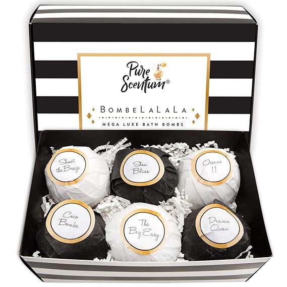 Bath Bombs Gift Set - Luxury Organic Bath Bombs for Her - Vegan Beauty Gift Set - US Made | Amazon (US)