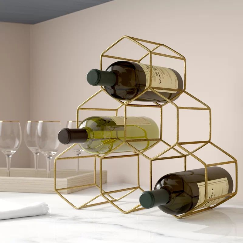 Stetson 6 Bottle Tabletop Wine Rack | Wayfair North America