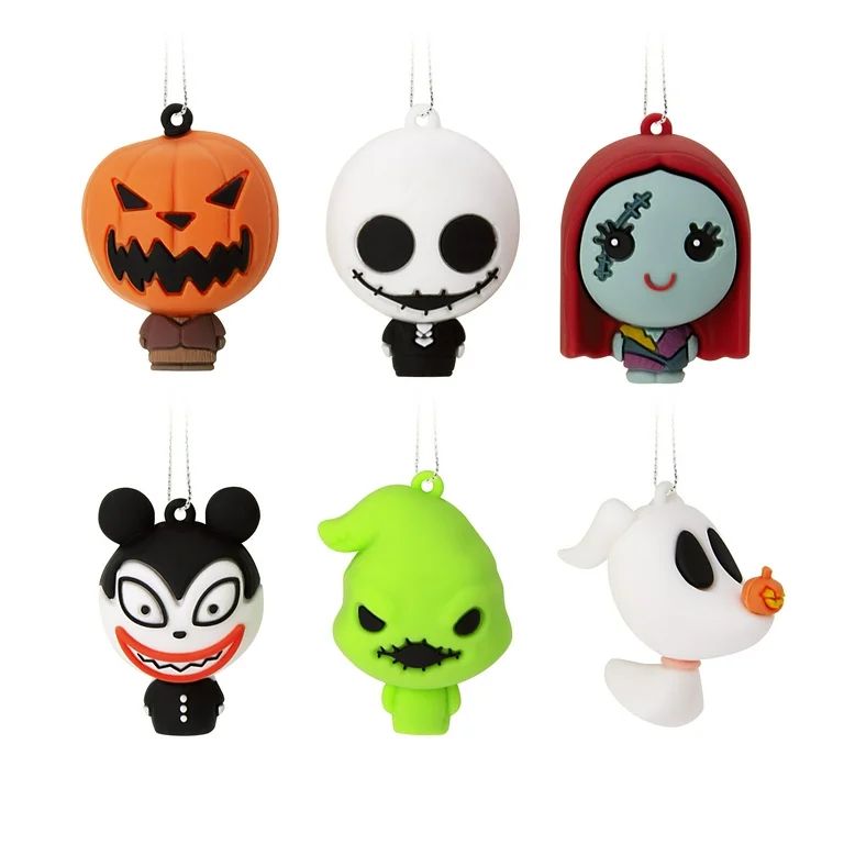 Hallmark Disney The Nightmare before Christmas Mini Shatterproof Christmas Ornaments, 6, 0.01lbs ... | Walmart (US)