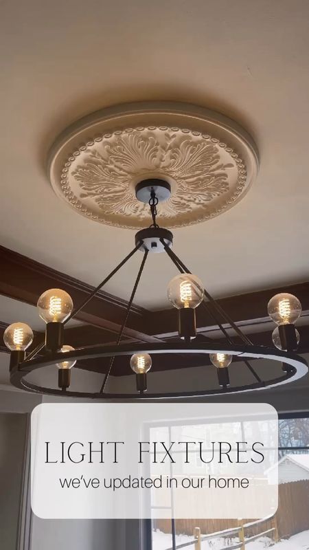 All of the light fixtures we’ve updated in our home! Lighting inspiration, home decor 

#LTKhome