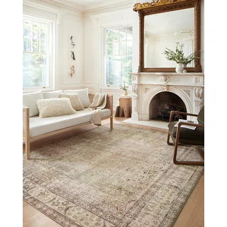 Alexander Home Sara Antique Ultra Plush Area Rug - Overstock - 34498428 | Bed Bath & Beyond