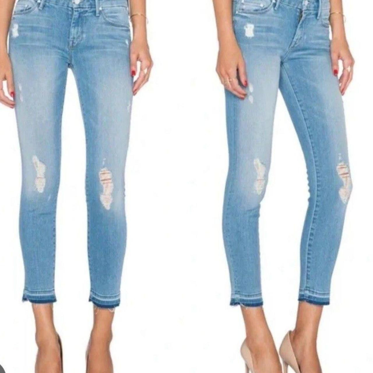 Mother Women's Jeans - Blue - 25 | Depop US