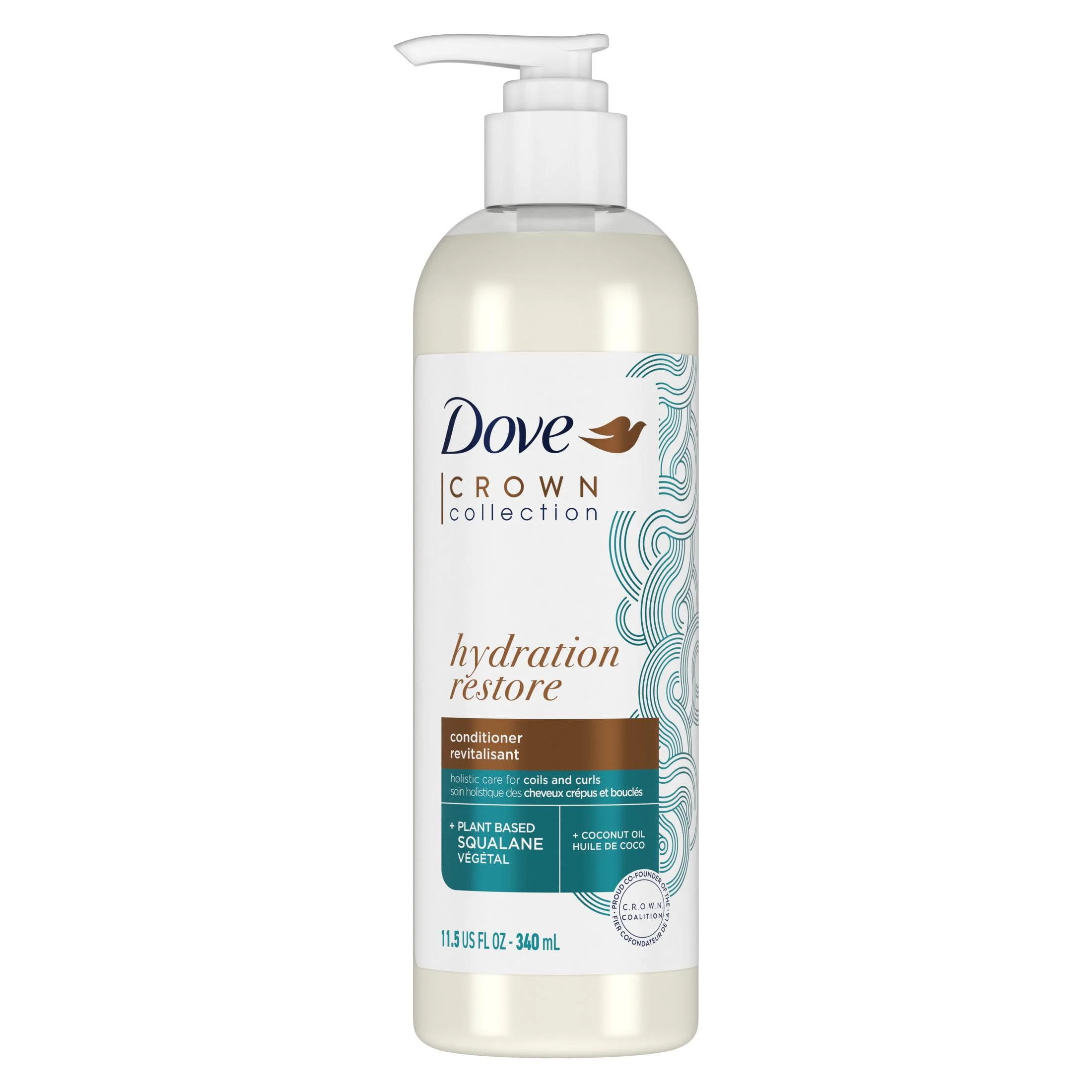 Dove Crown Collection Desenredantes de Hidratación y Restauración para Cabello Rizado con Aceit... | Walmart (US)