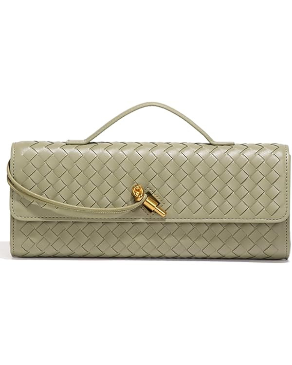 Trendy Woven Evening Clutch Purses Women Underarm Shoulder Handbag Cute Satchels Crossbody Purse ... | Amazon (US)