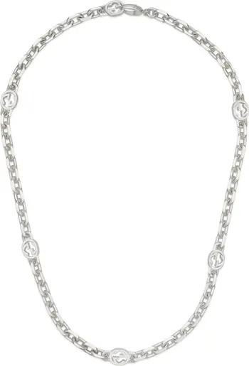 Gucci Interlocking G Station Necklace | Nordstrom | Nordstrom