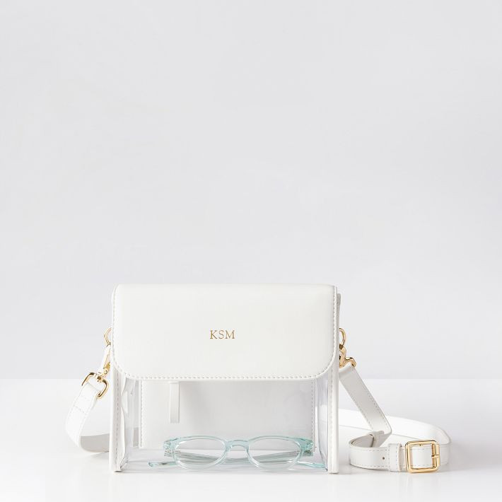 Clear Convertible Crossbody Bag | Mark and Graham