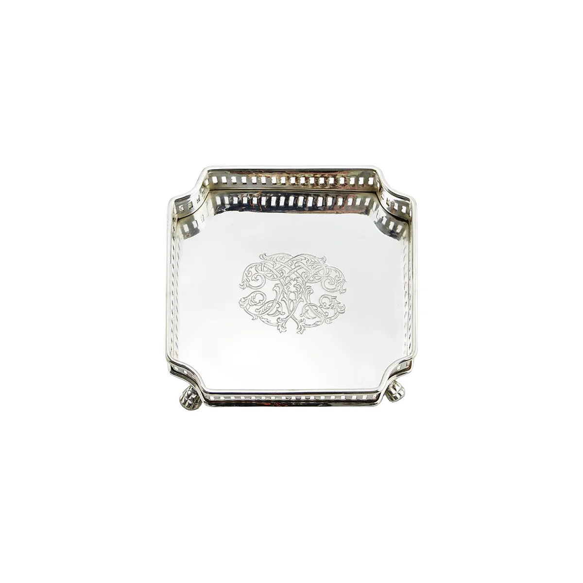 Footed Silver Tray | Tuesday Made