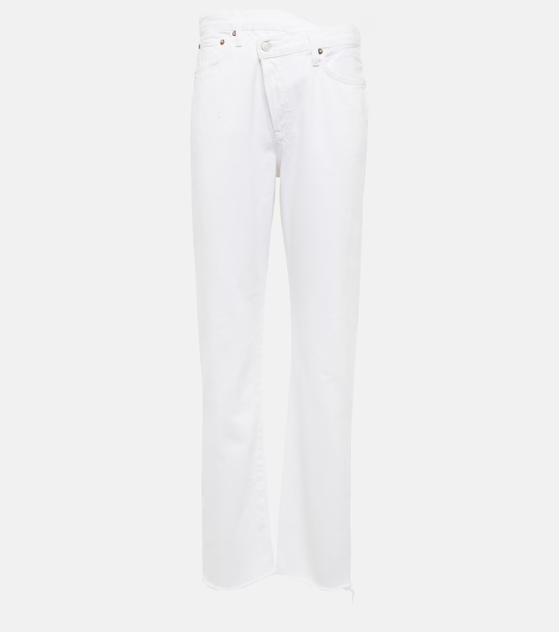 Criss Cross high-rise straight jeans | Mytheresa (UK)
