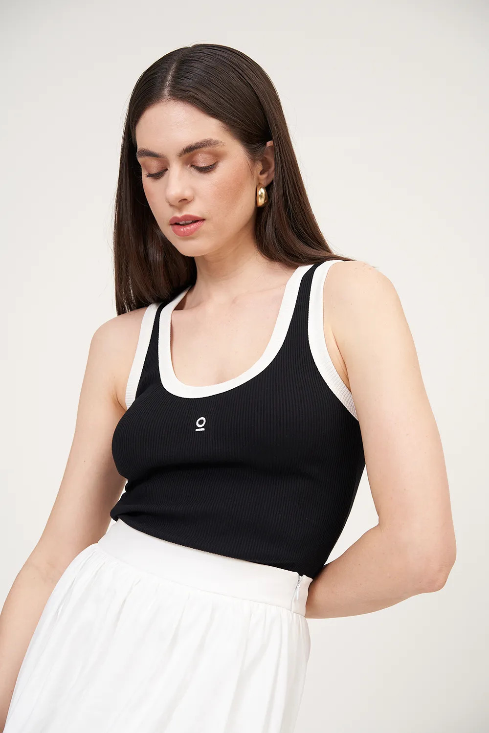 Regata Contrast Preto Cho - Preto - Gallerist | Moda Autoral e Contemporânea | Gallerist (BR)