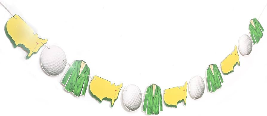 Golf Themed Birthday Banner - Golf First/1st Birthday Party Decorations,Hole In One Party Banner,... | Amazon (US)